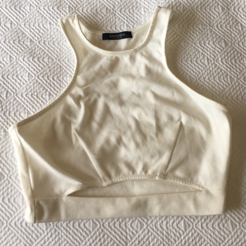 Nasty Gal cut out crop top.